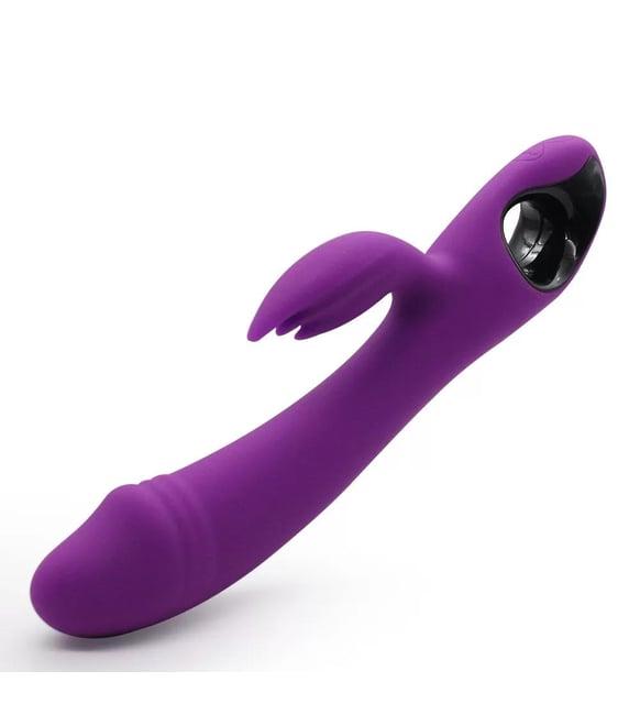 BRACE Tutma Halkalı G-Spot ve Klitoris Uyarıcı 2 in 1 Dildo Vibratör