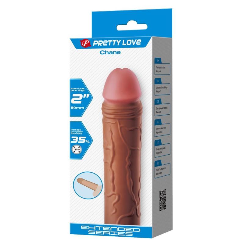  Melez Rengi Silikon Penis Kılıfı - Chane 