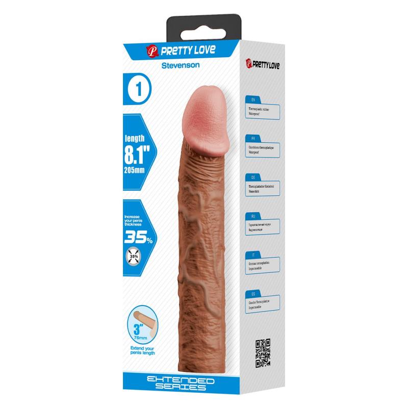 Melez Rengi Silikon Penis Kılıfı - Stevenson
