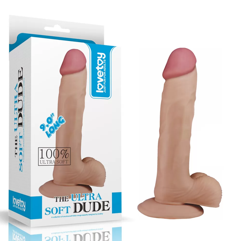 23 CM Geliştirilmiş Doku Ultra Yumuşak Realistik Penis