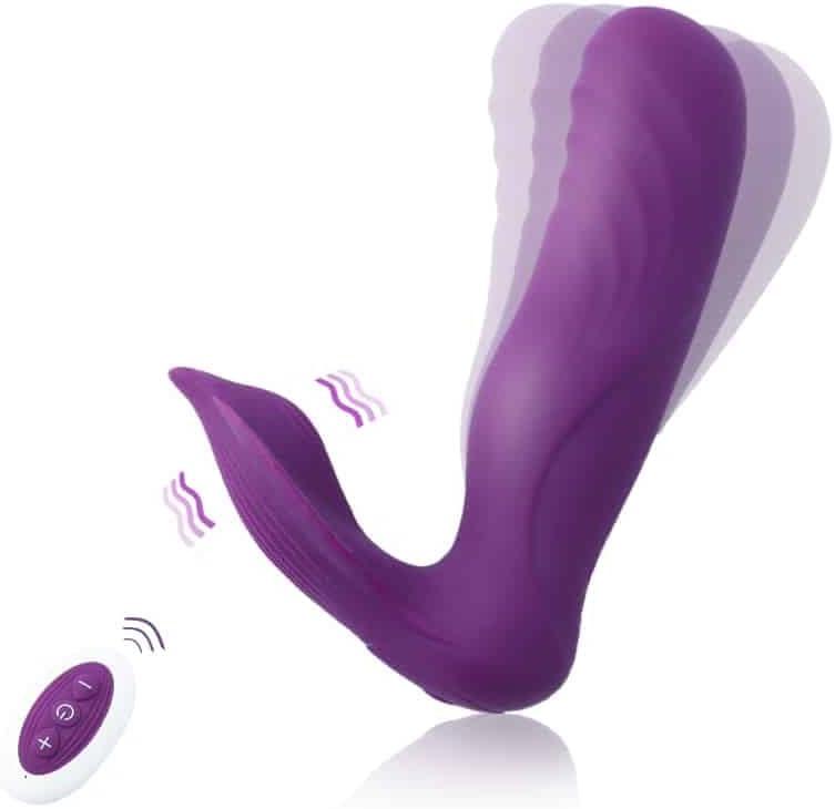 FEBIA Kablosuz Kumandalı G-Spot ve Klitoris Uyarıcı Külot İçi Giyilebilir 2 in 1 Vibratör