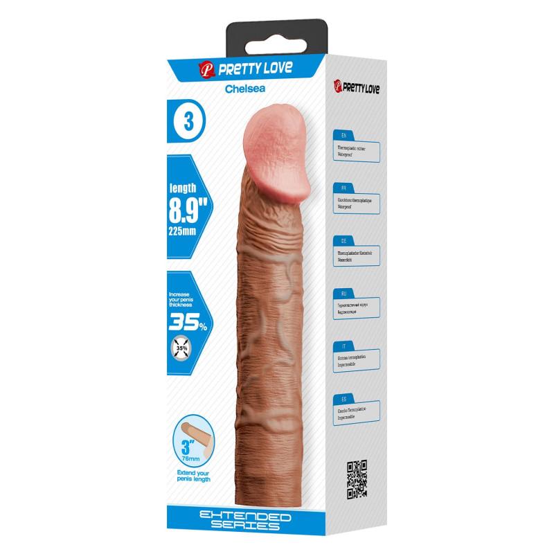 Melez Rengi Silikon Penis Kılıfı - Chelsea