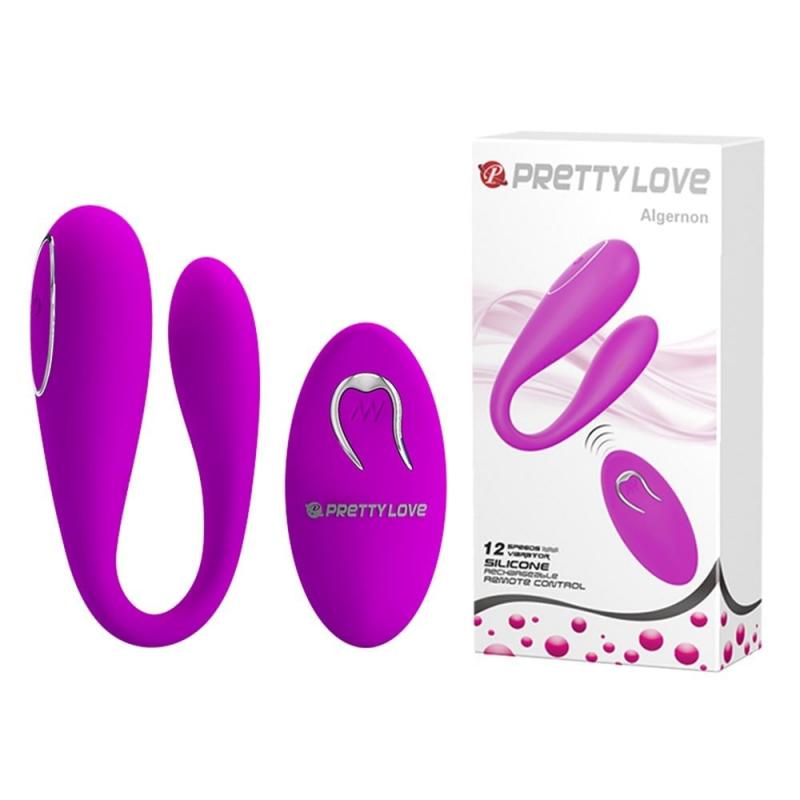 Pretty Love Algernon USB Şarjlı 12 Titreşimli Uzaktan Kumandalı Vibratör