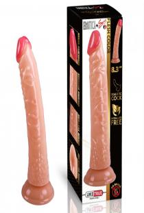 UNIQUE Realistik Dokuda Dildo Vantuzlu Gerçekçi Yapay Penis 21 CM