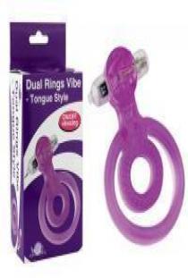 Dual ring vibe purple