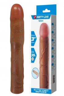 Melez Rengi Silikon Penis Kılıfı - Kylian