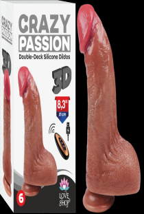 Çift Katmanlı Crazy Man 21 cm Penis