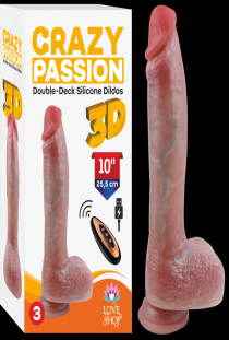 Çift Katmanlı Crazy Man 25 cm Penis