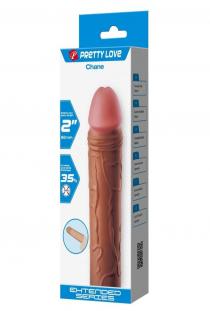  Melez Rengi Silikon Penis Kılıfı - Chane 