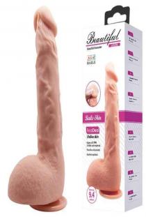 24 cm Realistik Vantuzlu Dildo Penis