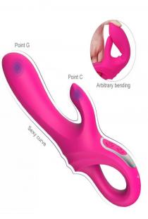 Su Geçirmez Klitoris ve G-Spot Uyarıcı Vibratör