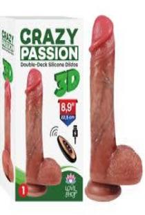 Çift Katmanlı Crazy Man 21 cm Penis