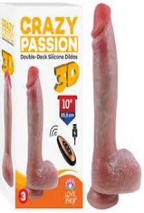 Çift Katmanlı Crazy Man 25 cm Penis