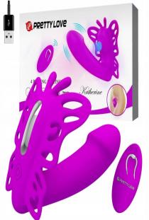 2 Titreşim 4 Darbe Fonksiyonlu Teknolojik G-Spot Vajinal Vibratör - Katherina