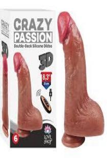 Çift Katmanlı Crazy Man 21 cm Penis