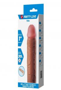 Melez Rengi Silikon Penis Kılıfı - Nile
