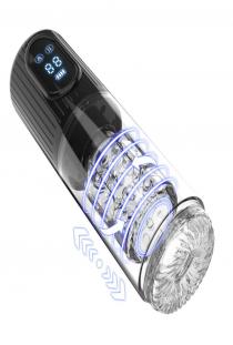 NIKO Şarjlı 360° Dönme ve İleri Geri Hareketli Emiş Özellikli Su Geçirmez Tam Otomatik Mastürbatör