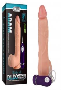 21 cm Gerçekçi Titreşimli Dildo Vibratör Penis