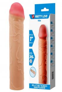 Ten Rengi Silikon Penis Kılıfı - Nile